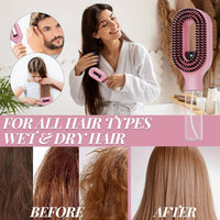 2-in-1 Spray Hair Comb | Water & Hair Serum Applicator Brush | Portable Hair Care Comb | Stylesh Bangladesh