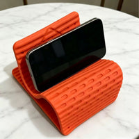 Portable Rollable Silicone Phone Holder | Foldable Adjustable Mobile Stand | Anti-Slip Desk Phone Stand | Stylesh Bangladesh