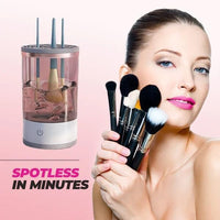 Electric Makeup Brush Cleaner – USB-Powered, Portable & Hygienic with Silicone Mat