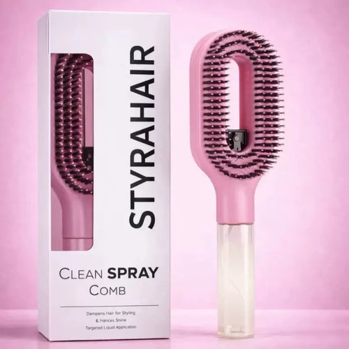 2-in-1 Spray Hair Comb | Water & Hair Serum Applicator Brush | Portable Hair Care Comb | Stylesh Bangladesh