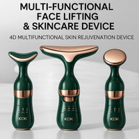 Electric Face Massager: 3-In-1 Microcurrent Facial & Neck Massager for Skin Rejuvenation and Anti-Aging