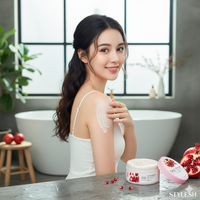 OISE Pomegranate Body Scrub – Brightening & Moisturizing Exfoliator