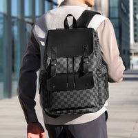 Men's Plaid Backpack