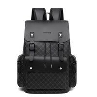 Men's Plaid Backpack