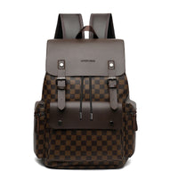 Men's Plaid Backpack