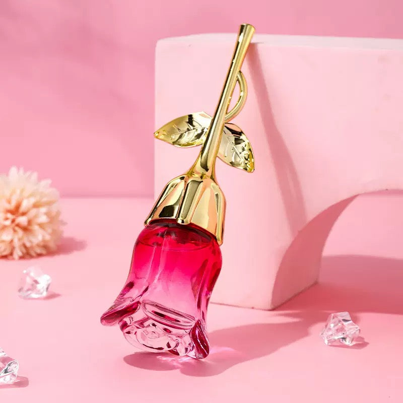 Warmkiss Rose Shape Perfume 50ML – Romantic Long Lasting Floral Fragrance for Women