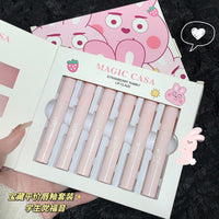 MAGIC CASA Strawberry Rabbit Lip Glaze Set – 6 Colors