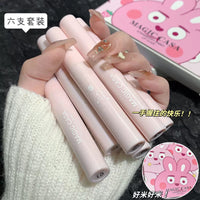 MAGIC CASA Strawberry Rabbit Lip Glaze Set – 6 Colors