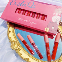 Ershiqi 10 Pcs Lip Gloss Set – Long Lasting Moisturizing Lip Tint