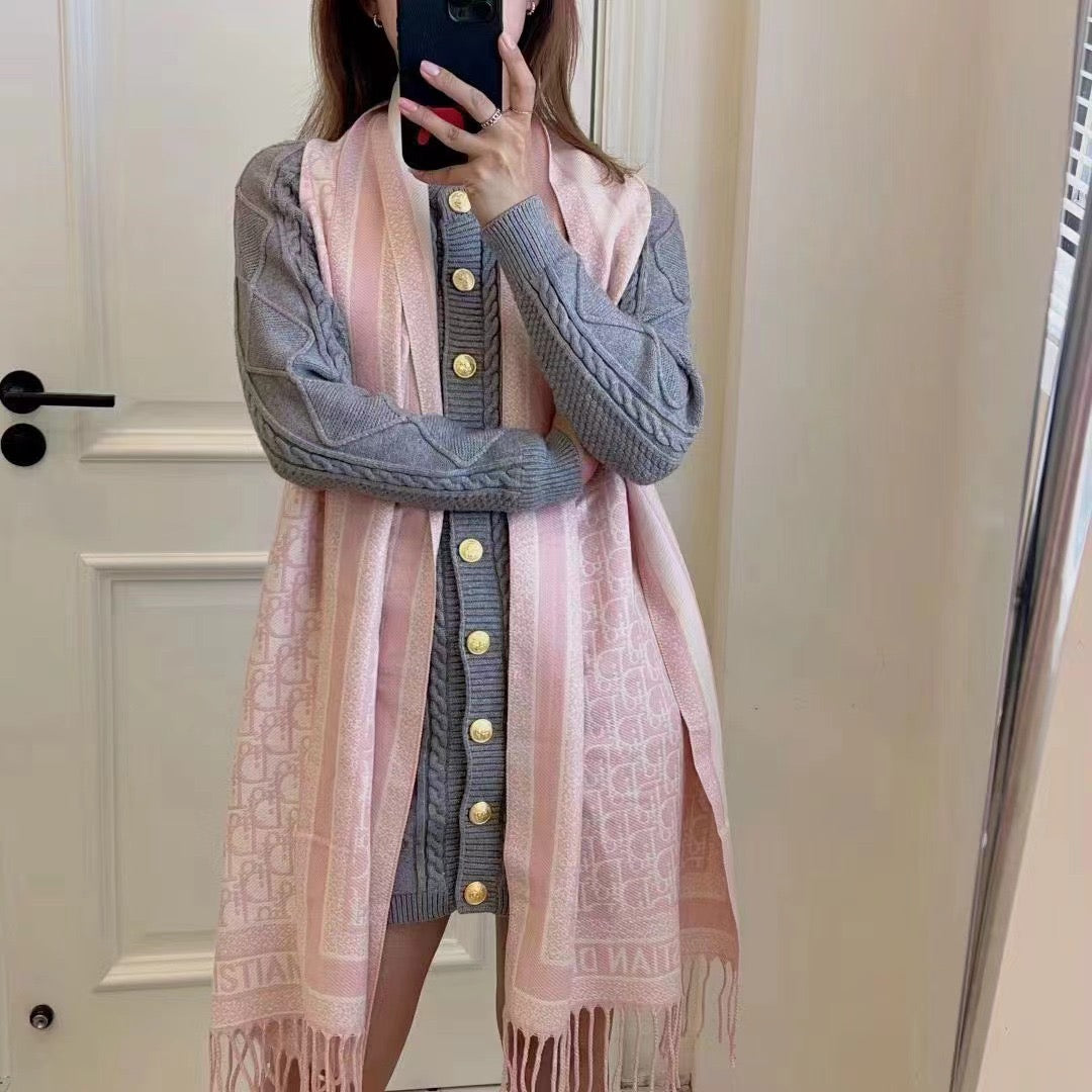 Dior And Louis Vuittion Premium Shawl