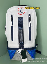 Large Capacity Black Sports Backpack - Athletic Travel & Basketball Bag with Shoe Compartment