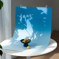 Double-Sided Gradient Photography Background Paper - Creative Photo Backdrop for Product & Still Life Shoots