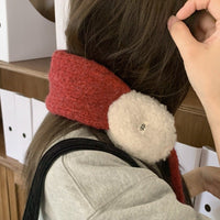 Chunky Knit Headband with Sherpa Earmuffs - Cozy Winter Head Warmer for Women
