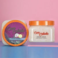 Shea Sugar Scrub – Exfoliating Body Scrub for Smooth & Glowing Skin (Coco Colada, Moroccan Rose, Watermelon, Peach Sorbet, Pineapple)