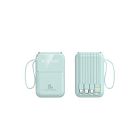 20W Fast Charging Power Bank with Built-in Lightning & Type-C Cables - Portable Charger & Flashlight