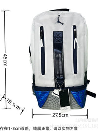 Large Capacity Black Sports Backpack - Athletic Travel & Basketball Bag with Shoe Compartment