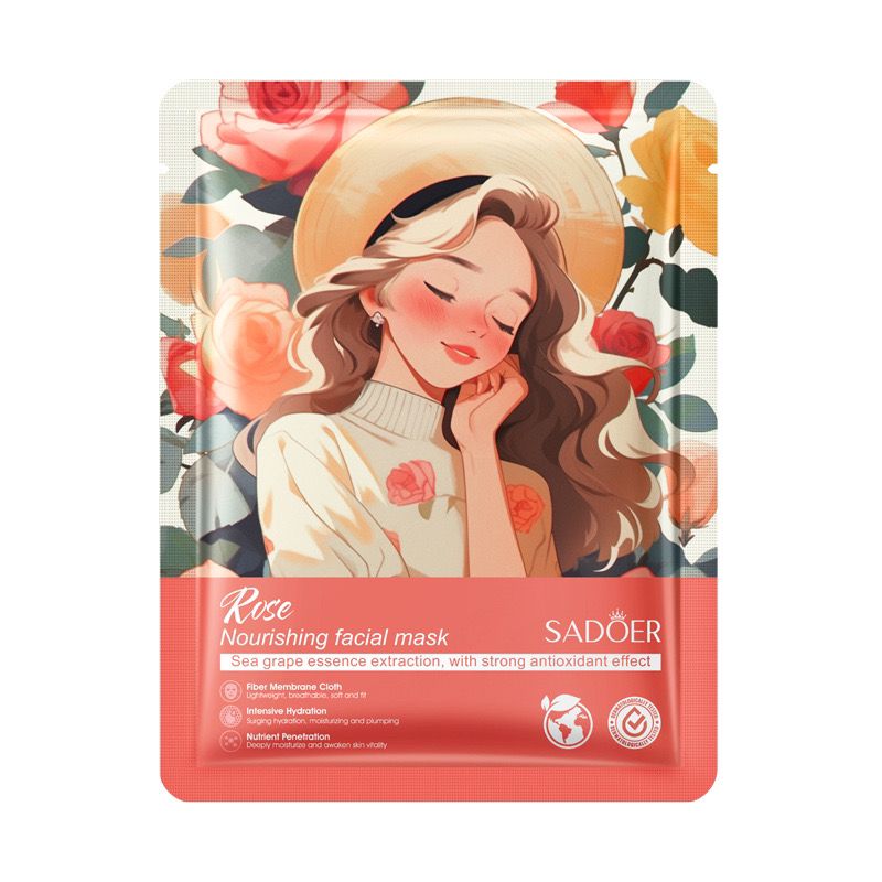SADOER Anti-Oxidant Facial Sheet Mask –Strong Anti-Oxidant সহ গভীর ময়েশ্চারাইজিং