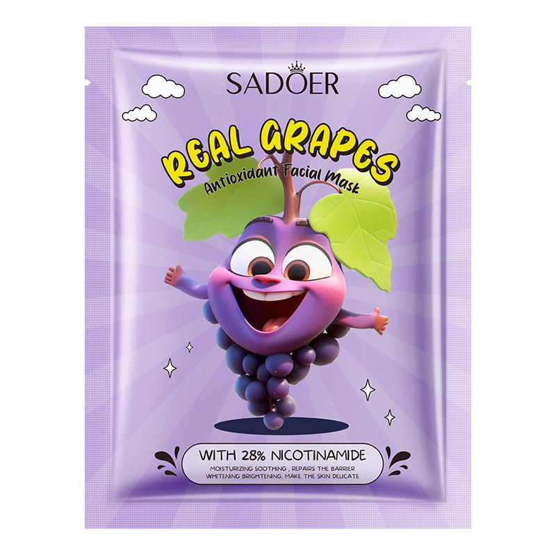 SADOER  Moisturizing Facial Sheet Mask – 35% Hyaluronic Acid সহ গভীর ময়েশ্চারাইজিং