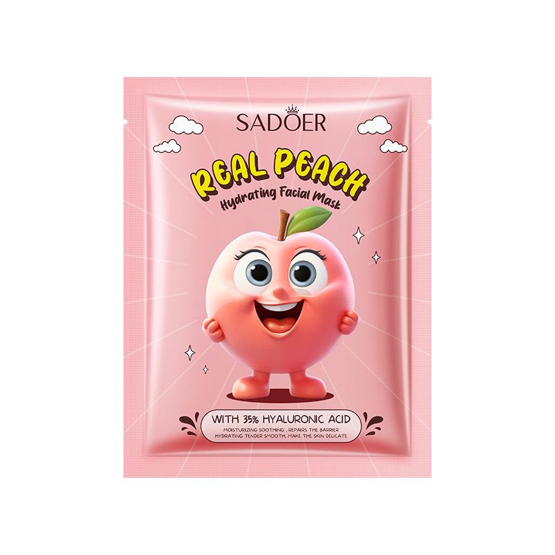 SADOER  Moisturizing Facial Sheet Mask – 35% Hyaluronic Acid সহ গভীর ময়েশ্চারাইজিং