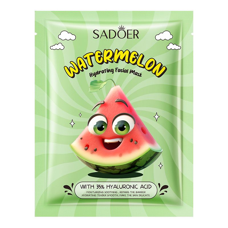 SADOER  Moisturizing Facial Sheet Mask – 35% Hyaluronic Acid সহ গভীর ময়েশ্চারাইজিং