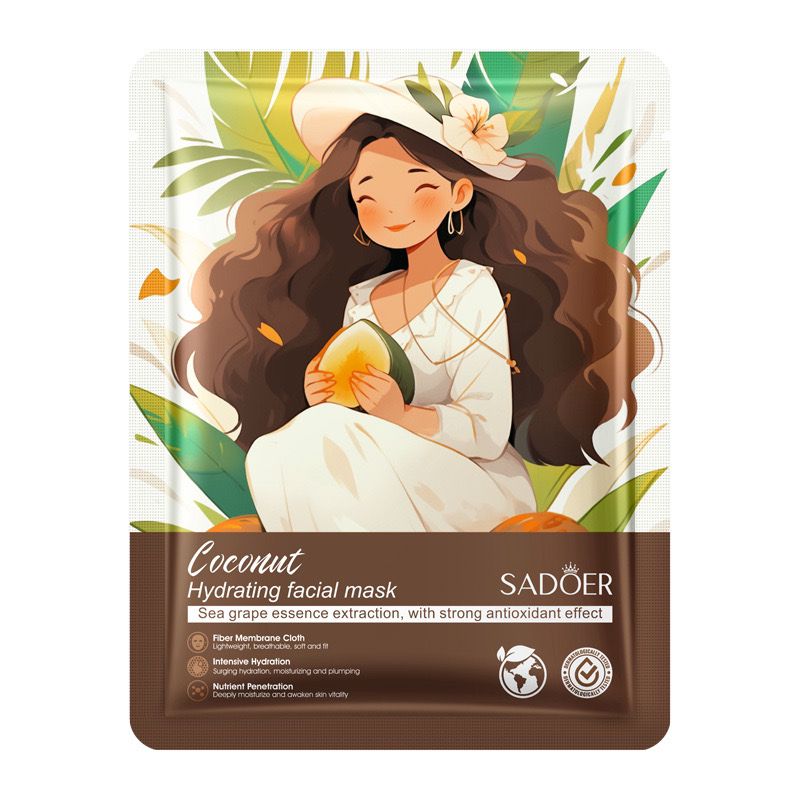 SADOER Anti-Oxidant Facial Sheet Mask –Strong Anti-Oxidant সহ গভীর ময়েশ্চারাইজিং