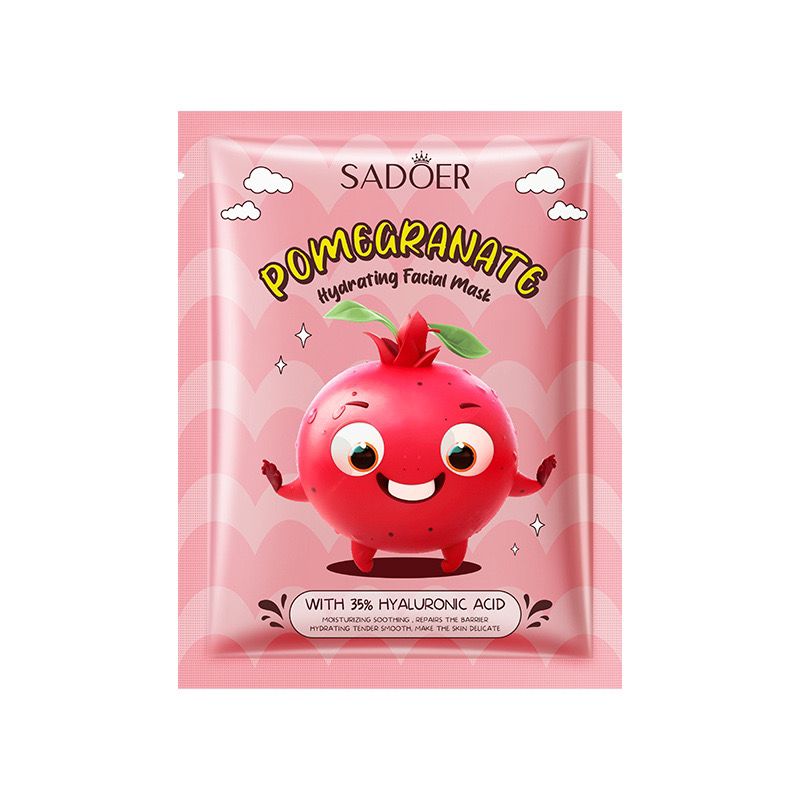 SADOER  Moisturizing Facial Sheet Mask – 35% Hyaluronic Acid সহ গভীর ময়েশ্চারাইজিং